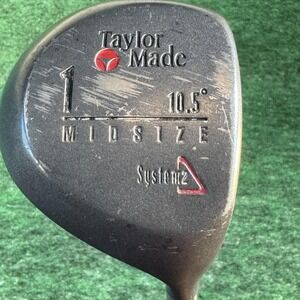 TaylorMade System 2 Midsize 1 Wood Driver 10.5° Steel Shaft RH Vintage